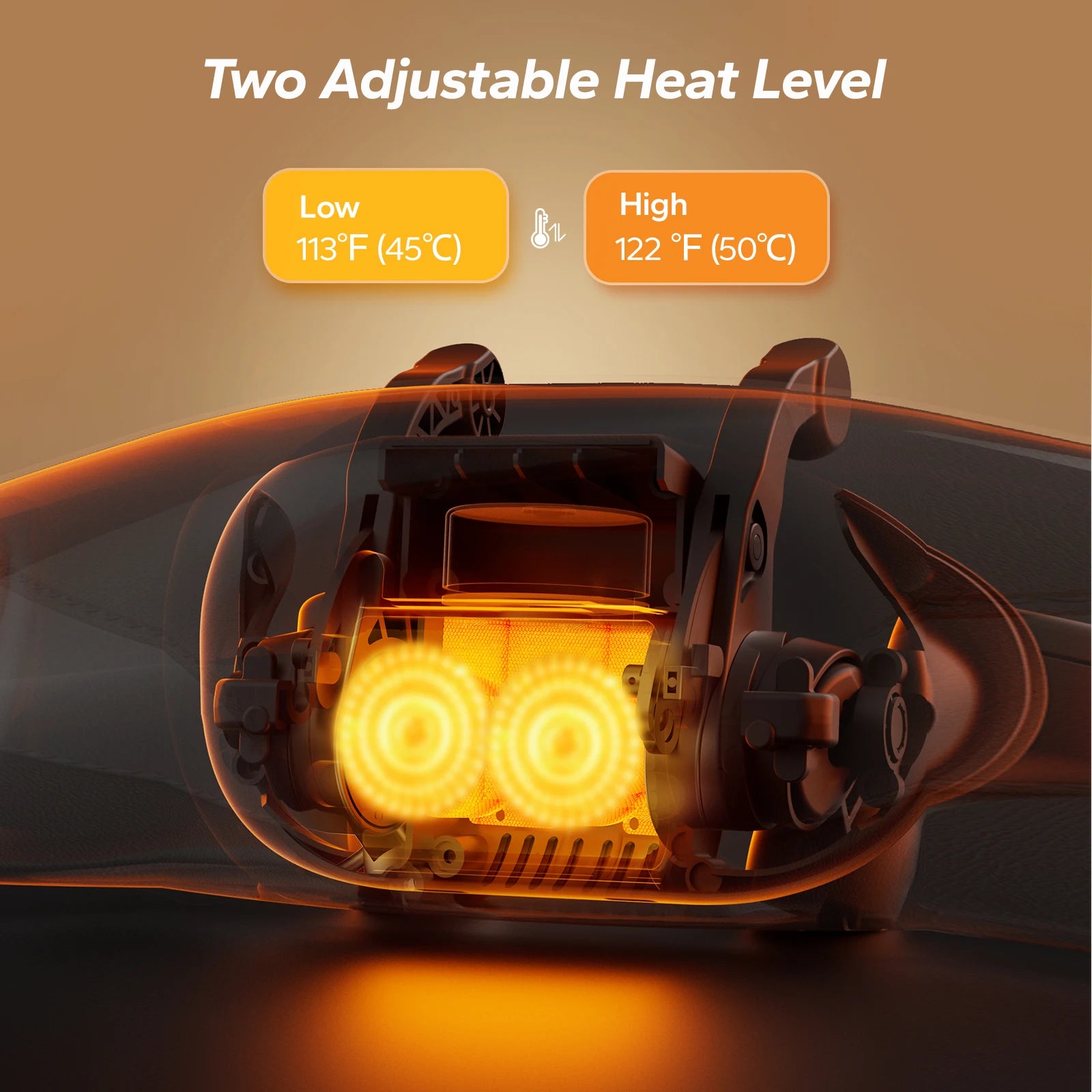 MERACH Cordless Neck & Shoulder Massager with Heat