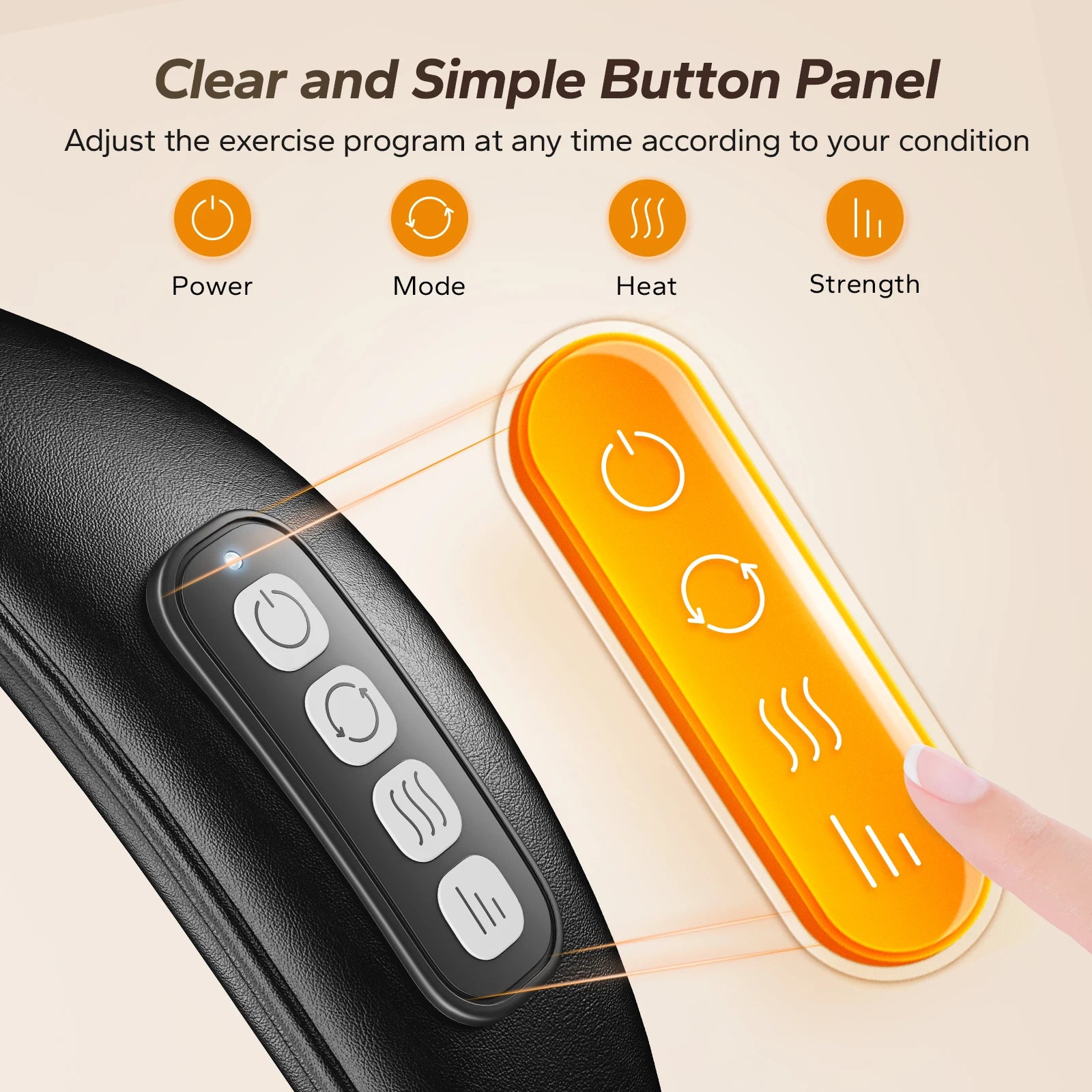 MERACH Cordless Neck & Shoulder Massager with Heat