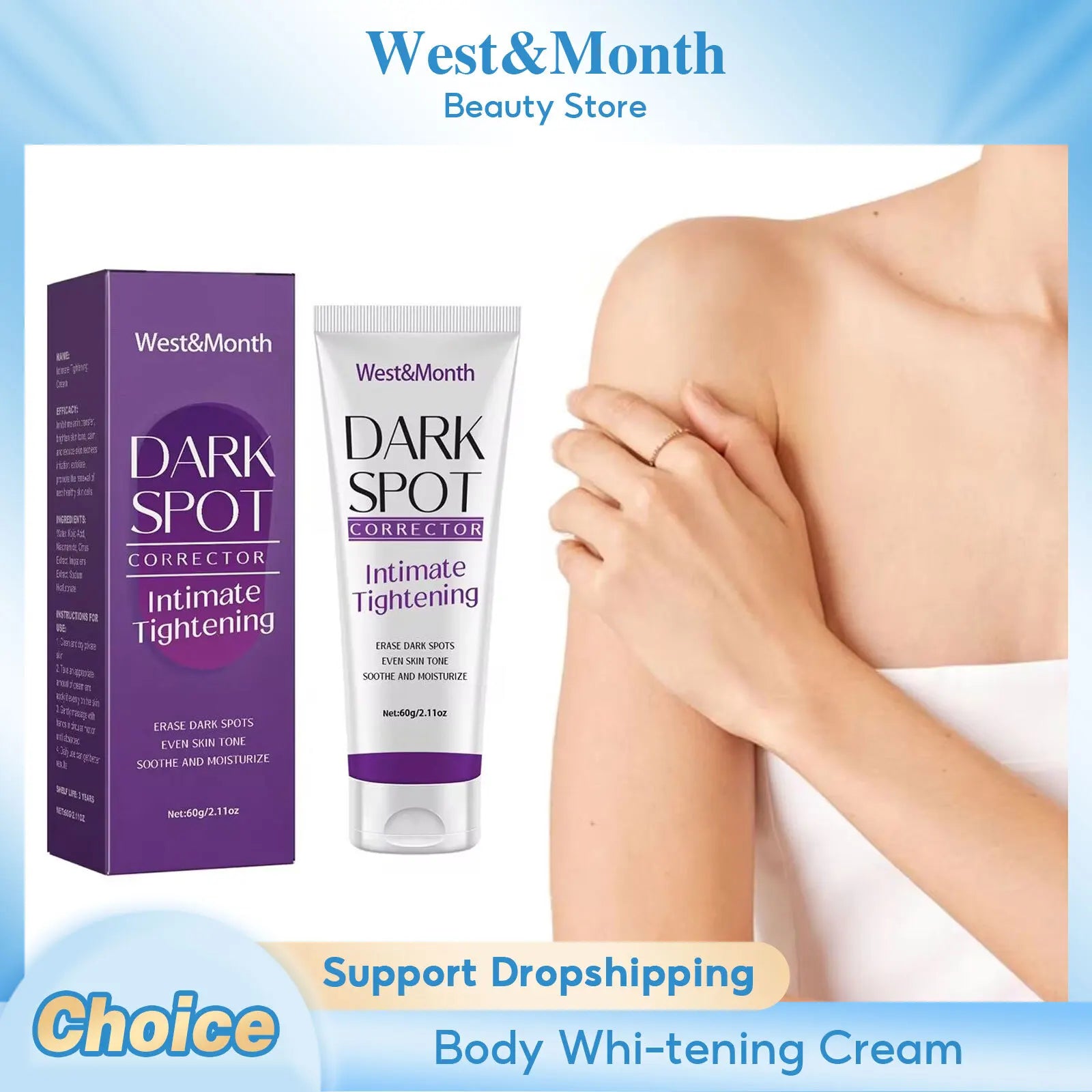 Body Whitening & Dark Spot Remover Lotion 60g