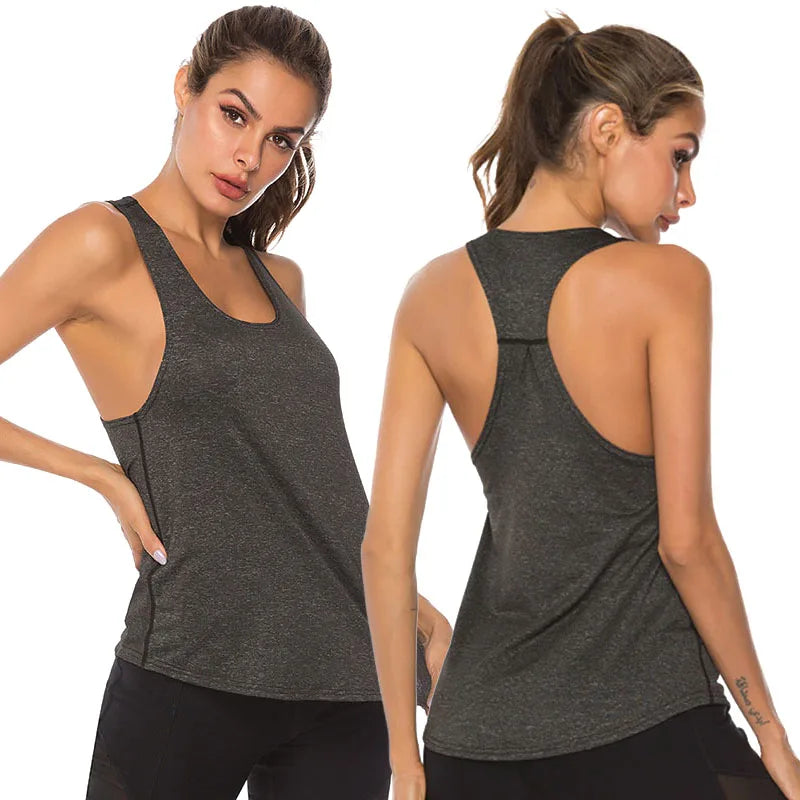 Mileegirl Women’s Quick-Dry Yoga Tank