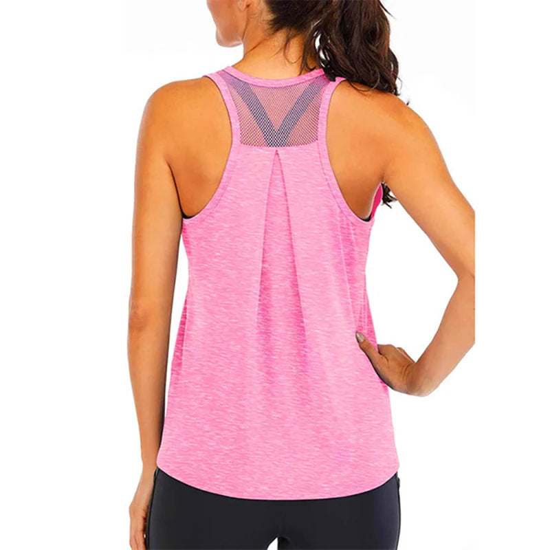 Women’s Loose Fit Quick-Dry Yoga Vest