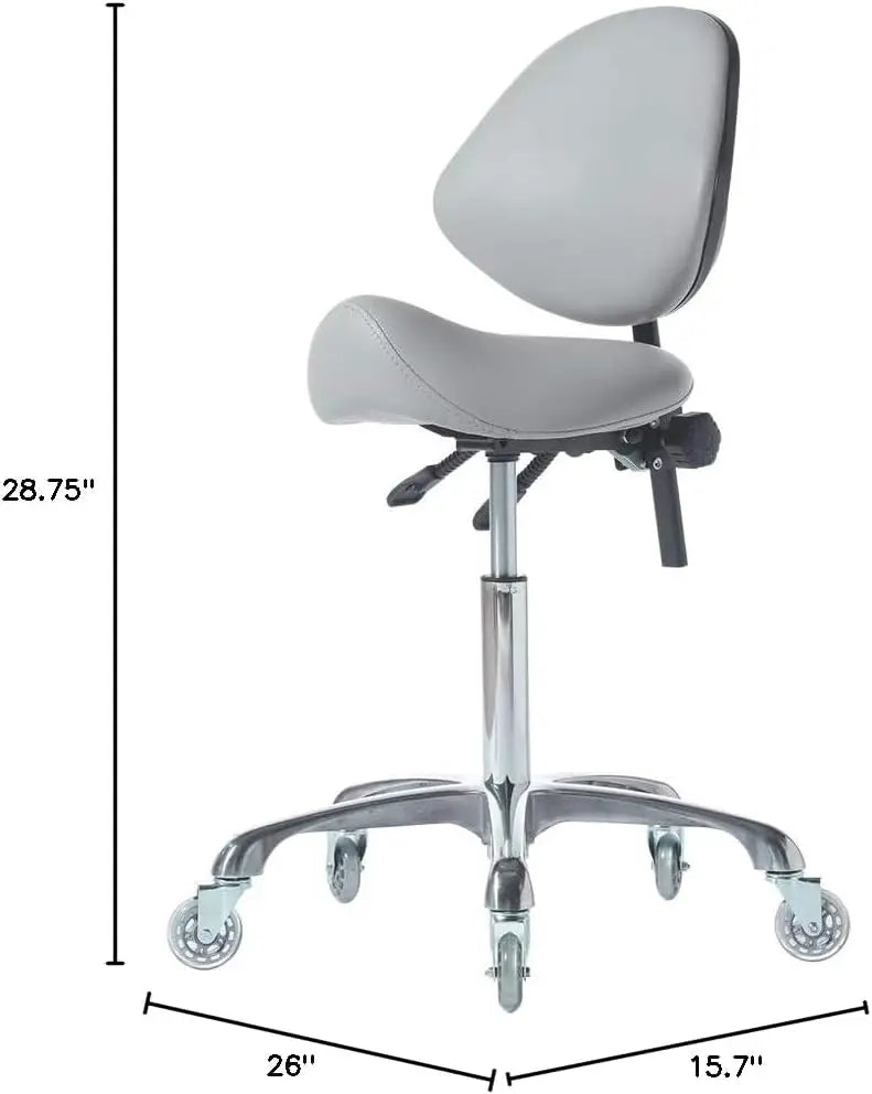 Rolling Adjustable Heavy-Duty Stool Chair