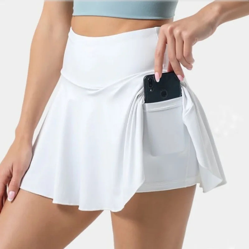 Women’s High Waist Tennis Skort