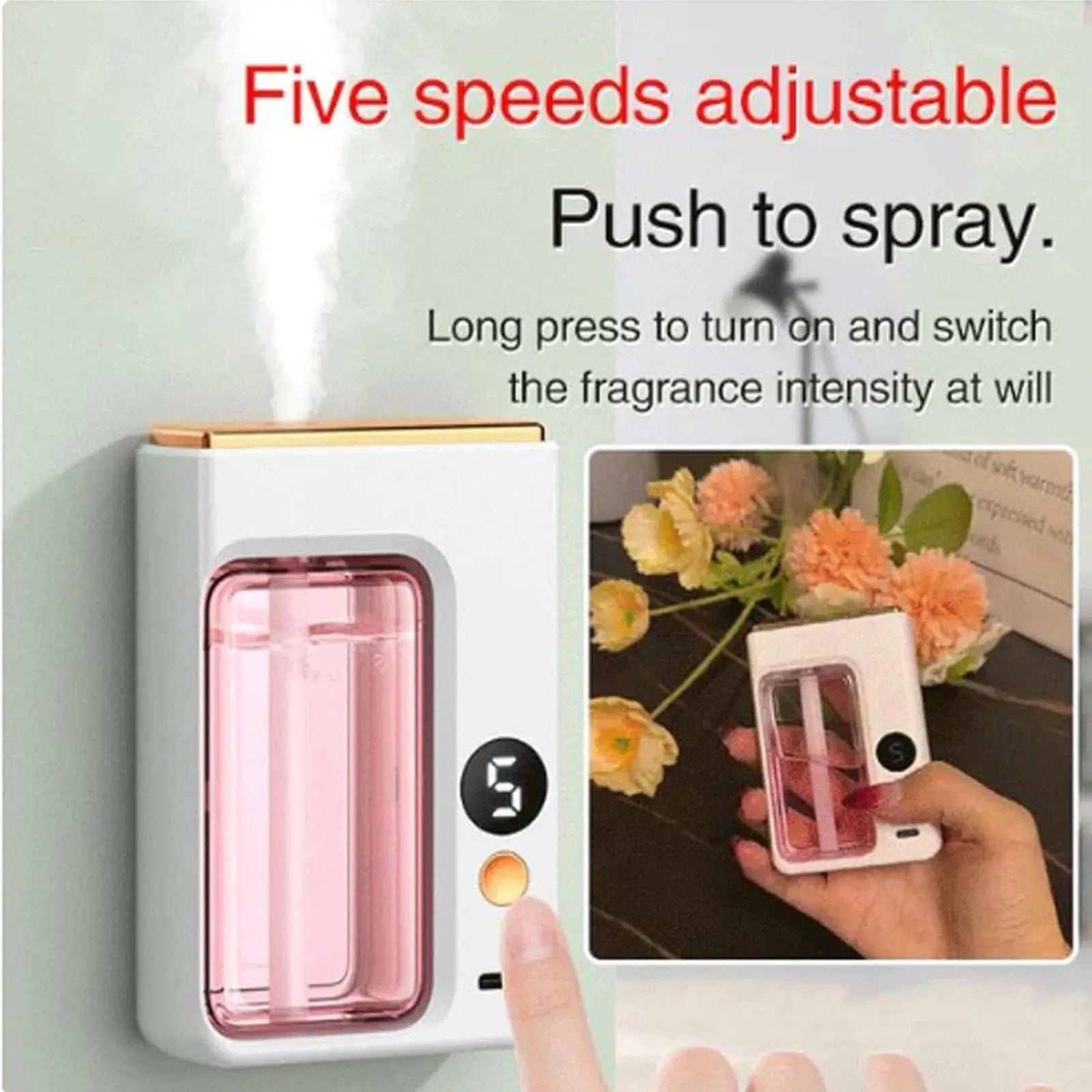 Automatic Car Aromatherapy Diffuser with Display