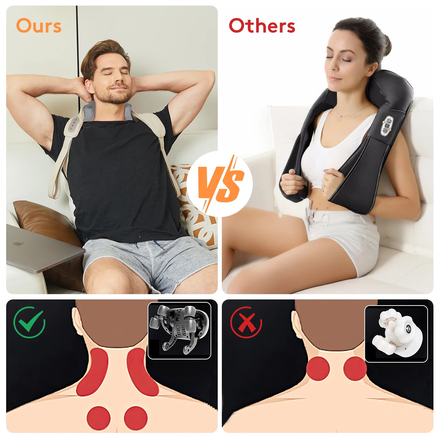 Mebak 4D Wireless Neck & Shoulder Massager