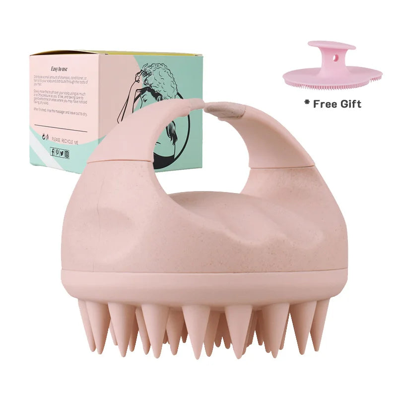 Biodegradable Silicone Scalp Massager Brush