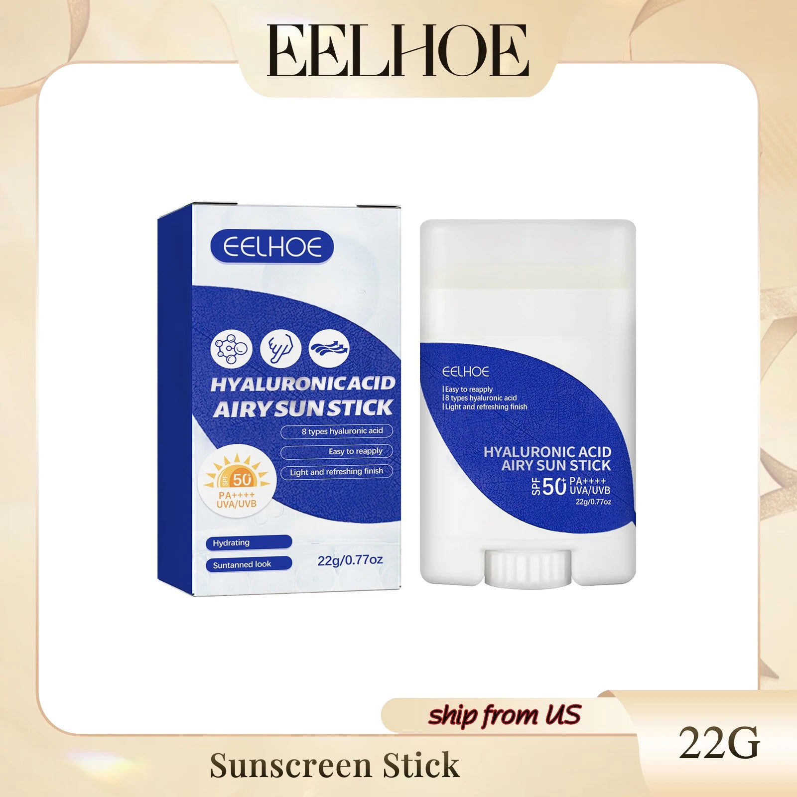 Hyaluronic Acid Moisturizing Sunscreen Bar