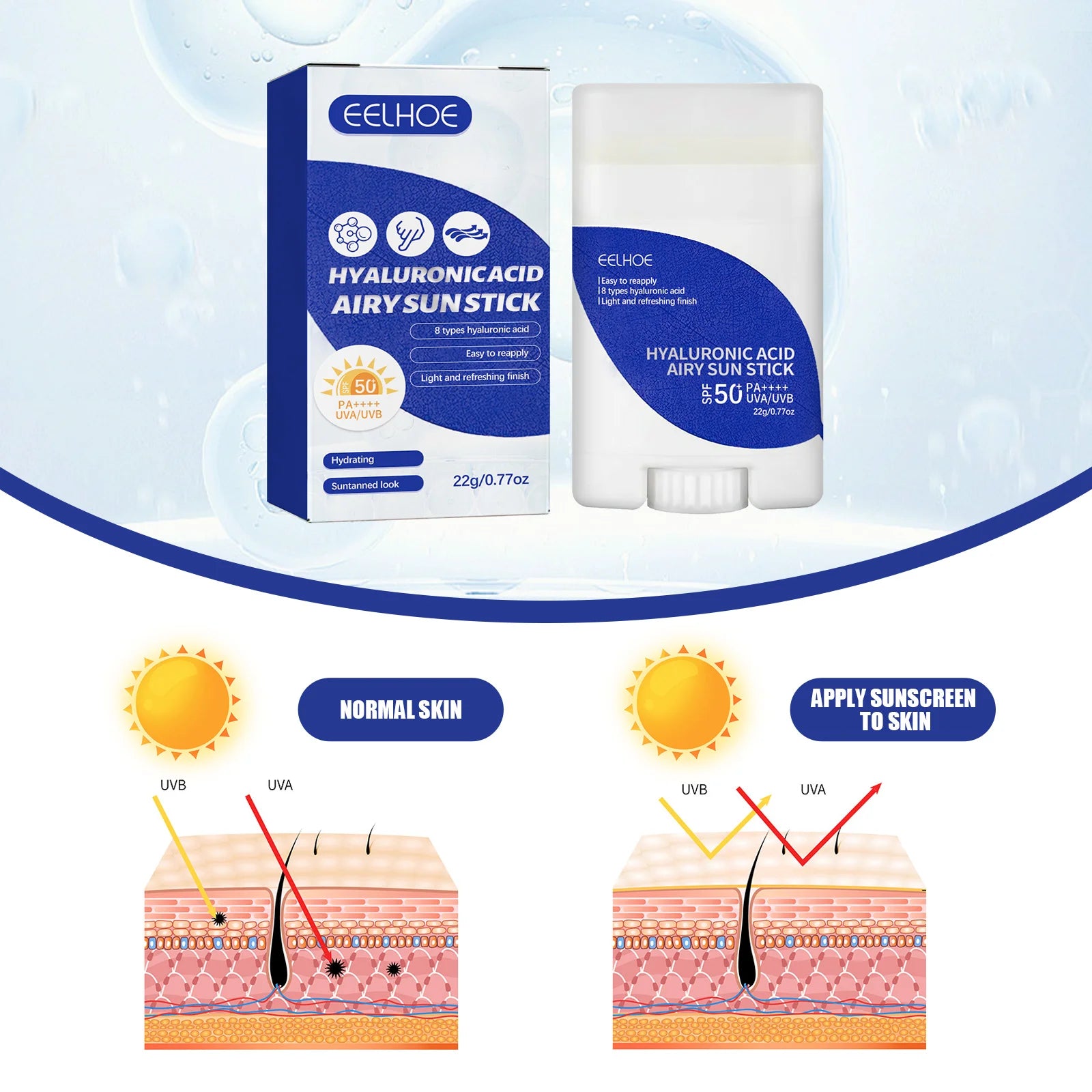Hyaluronic Acid Moisturizing Sunscreen Bar