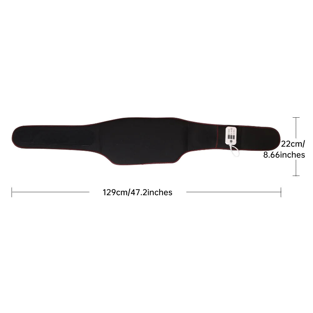 Heating Vibration Lumbar Massage Belt