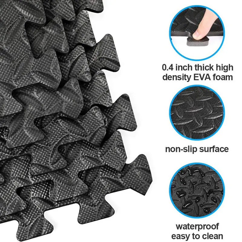 16-Pcs EVA Puzzle Fitness Mats (30 cm)