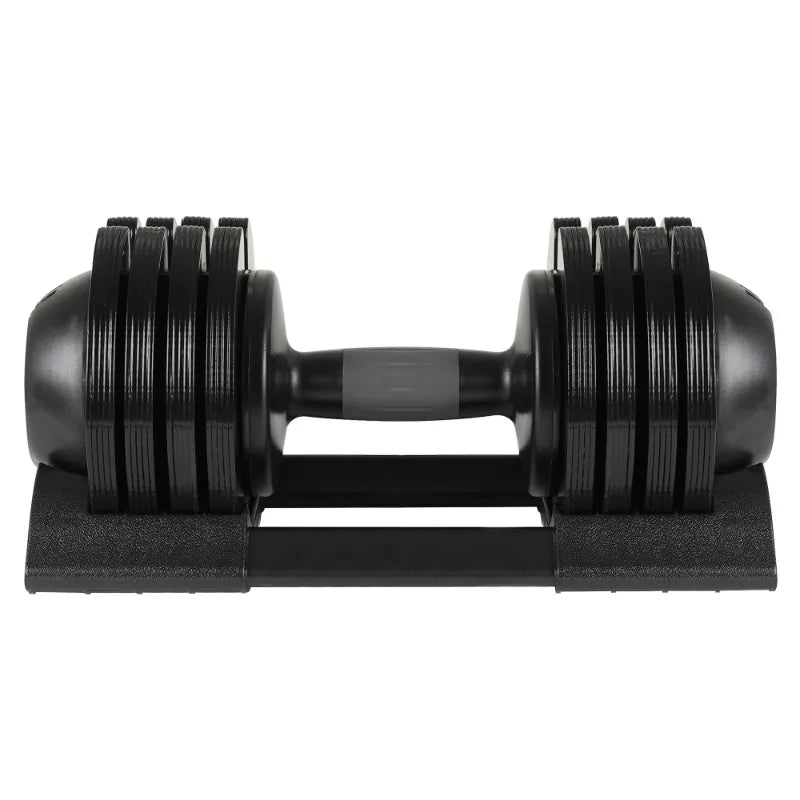 52LBS Adjustable Dumbbell Steel and Plastic