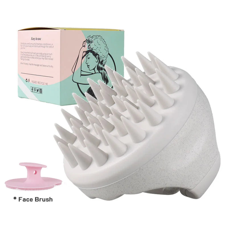 Biodegradable Silicone Scalp Massager Brush