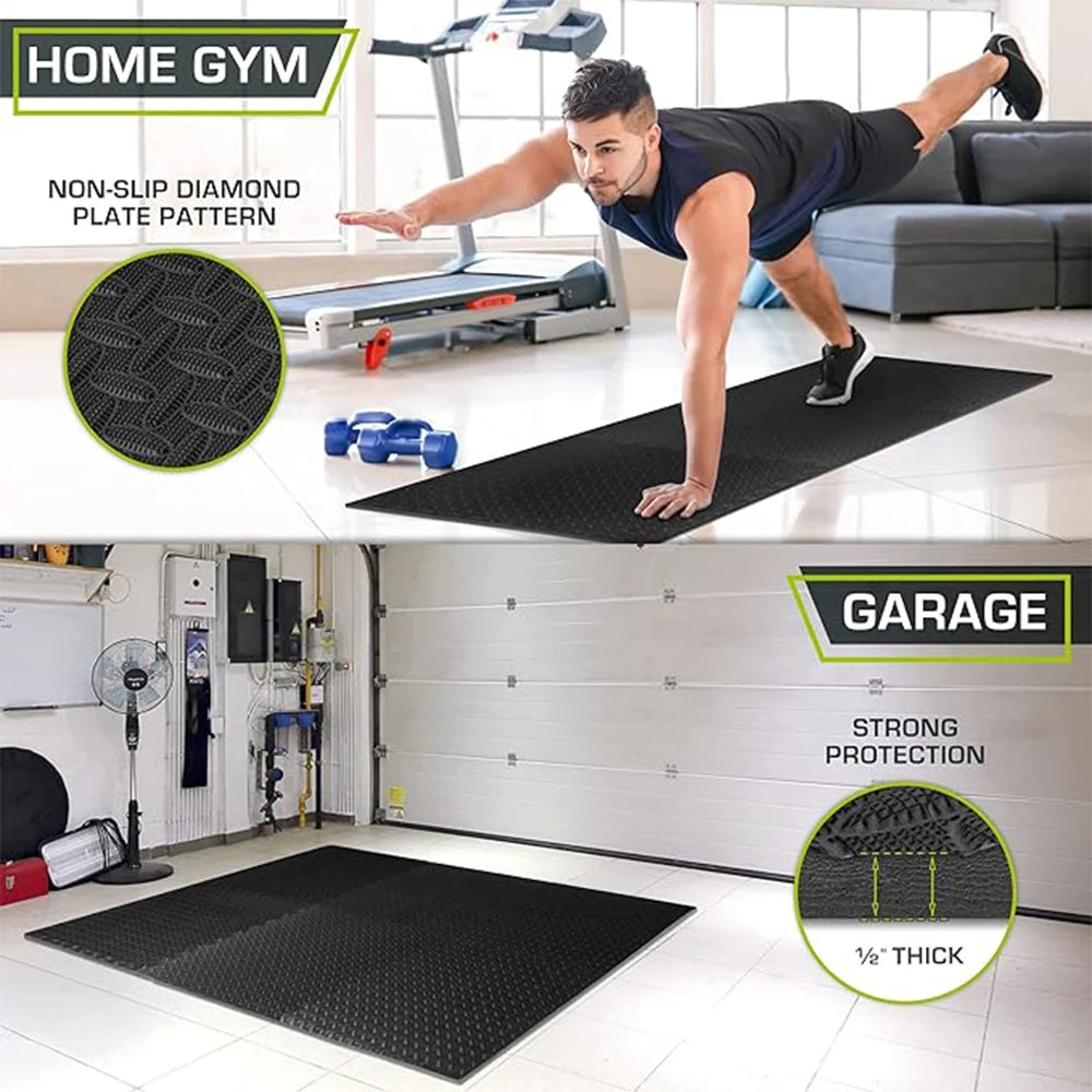 16-Pcs EVA Puzzle Fitness Mats (30 cm)