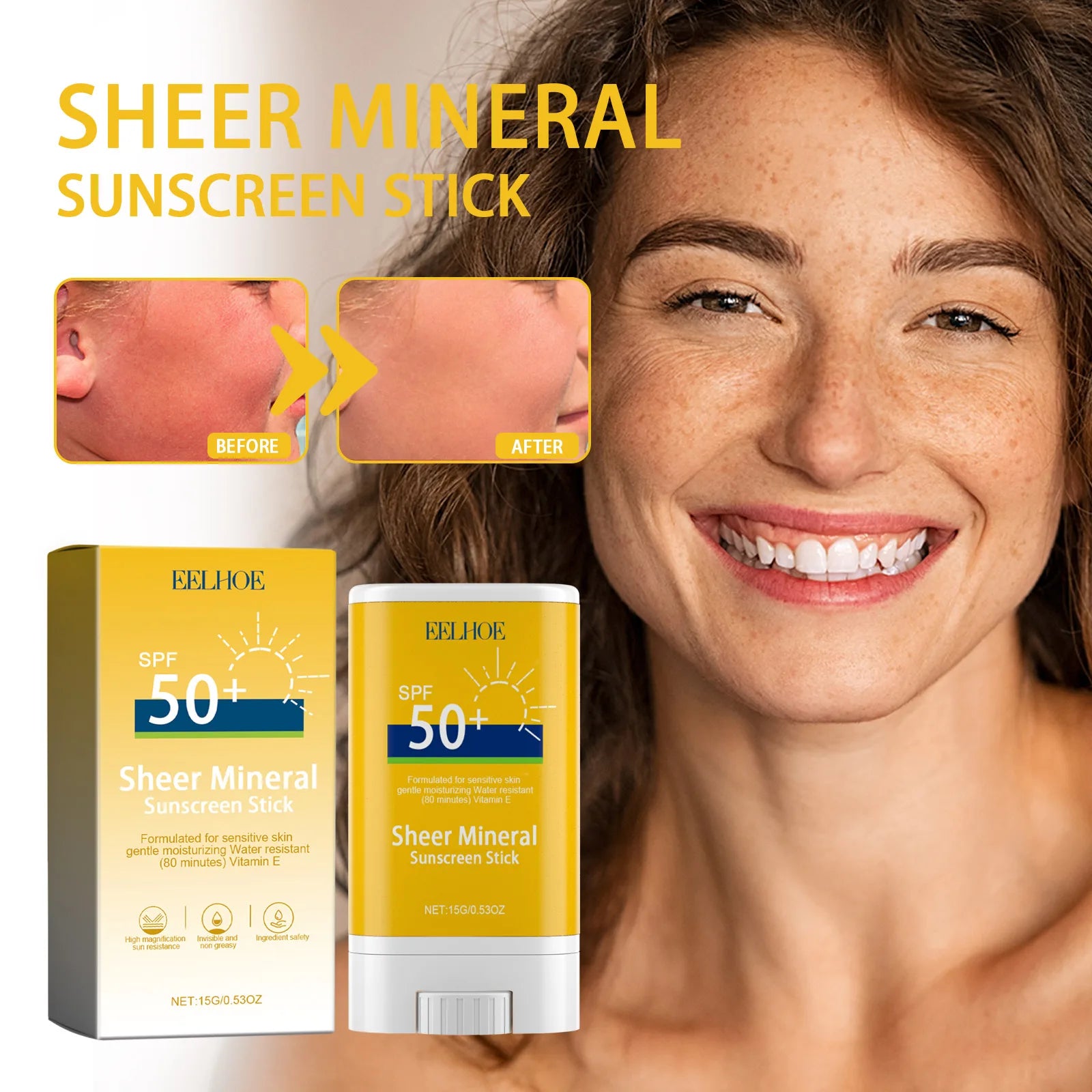 SPF 50+ Sunscreen Cream Stick