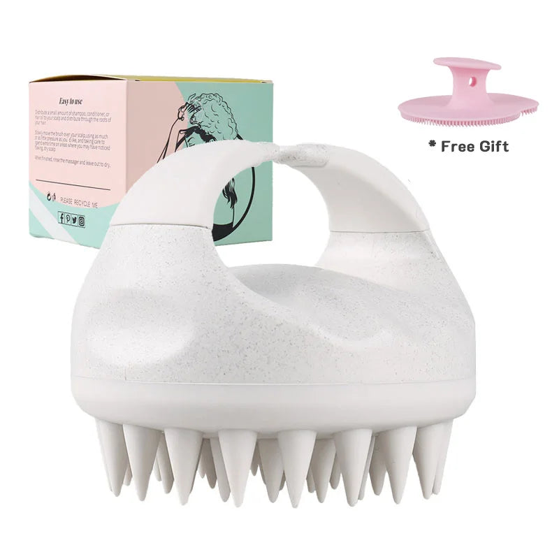 Biodegradable Silicone Scalp Massager Brush