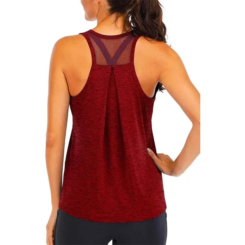 Women’s Loose Fit Quick-Dry Yoga Vest