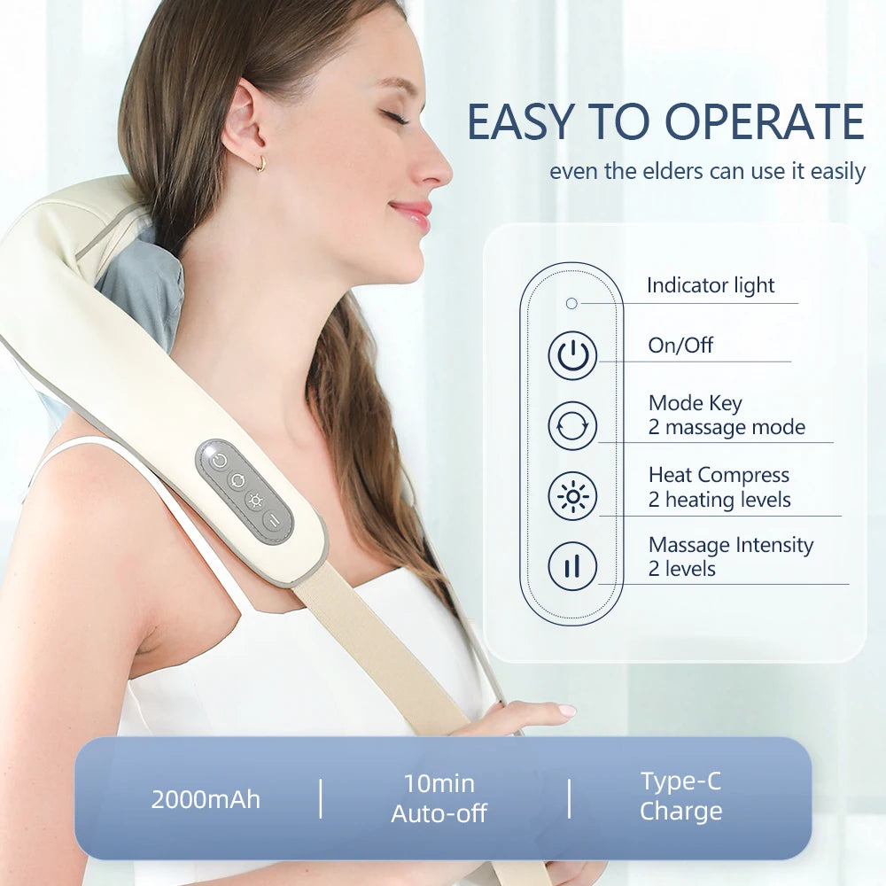 ForeverLily Wireless Neck & Shoulder Massager