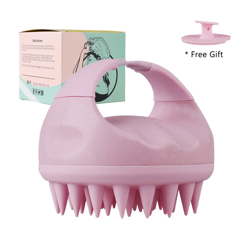 Biodegradable Silicone Scalp Massager Brush