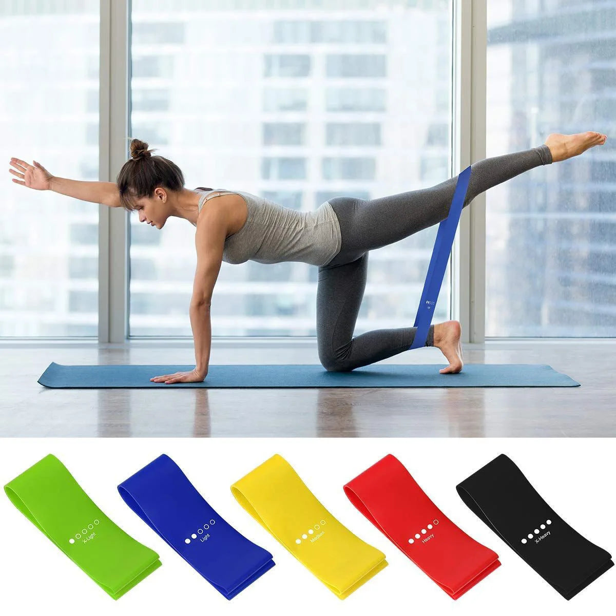 FlexTone Yoga Resistance Bands