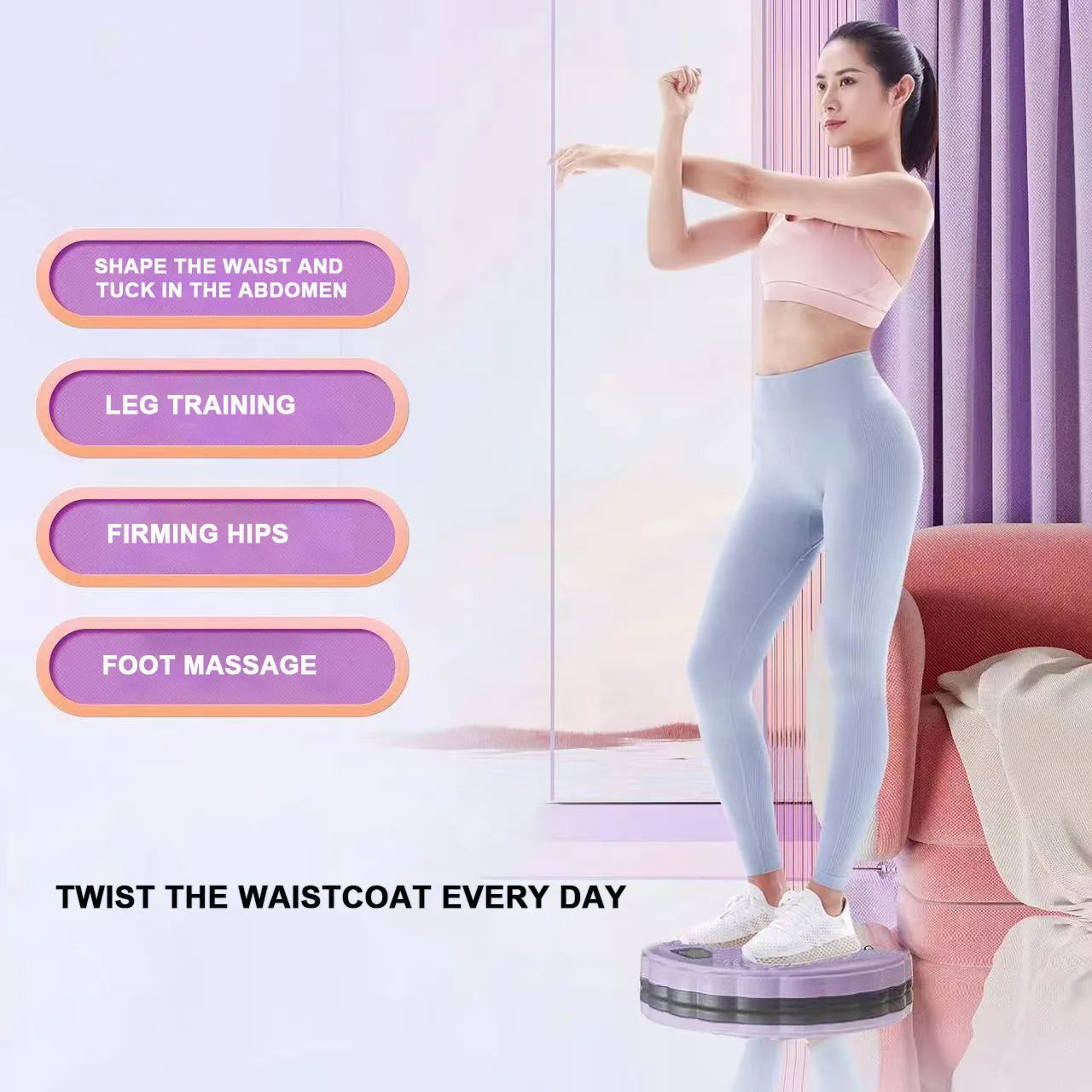 Waist Twisting Disc Balance Board