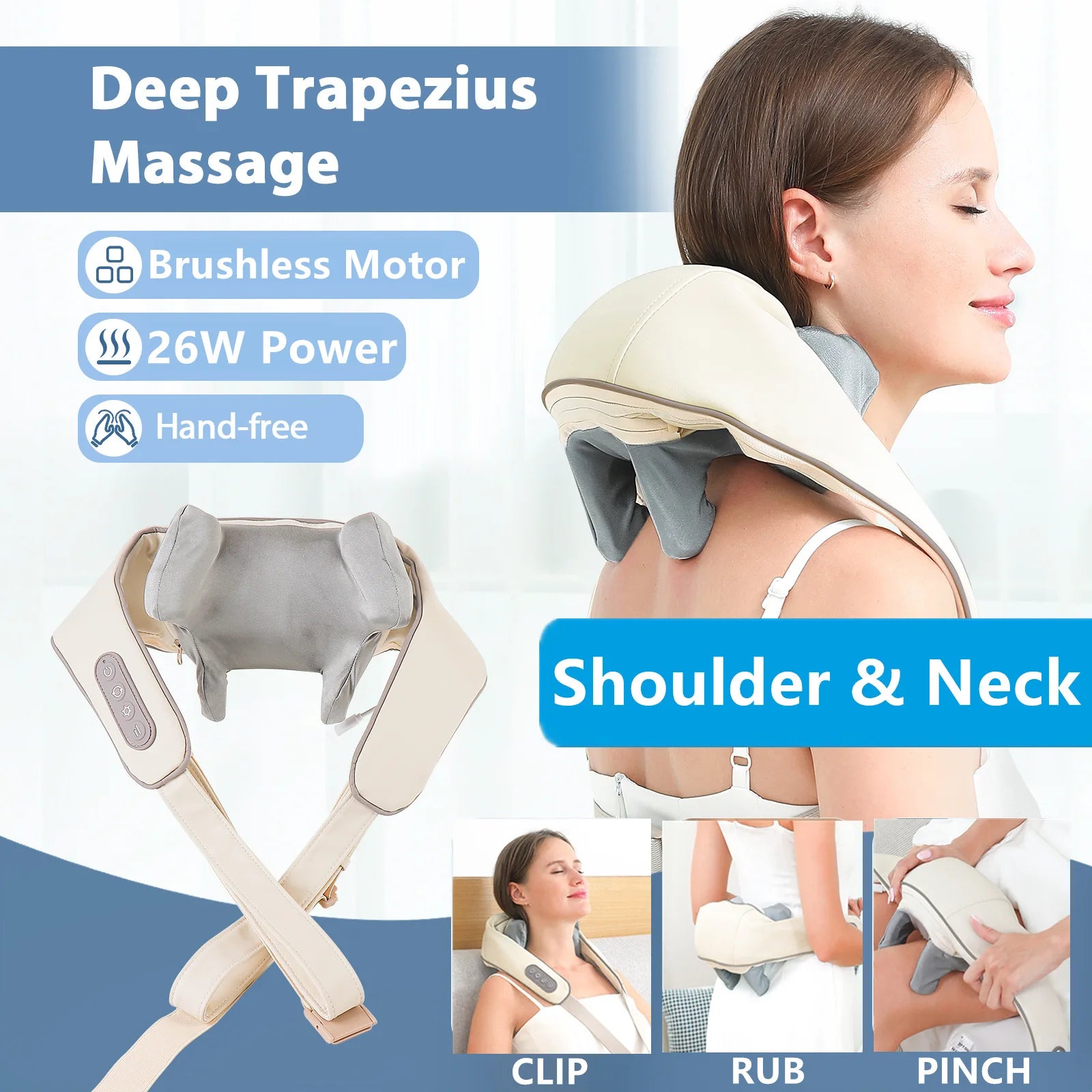 ForeverLily Wireless Neck & Shoulder Massager