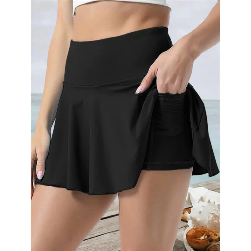 Women’s High Waist Tennis Skort