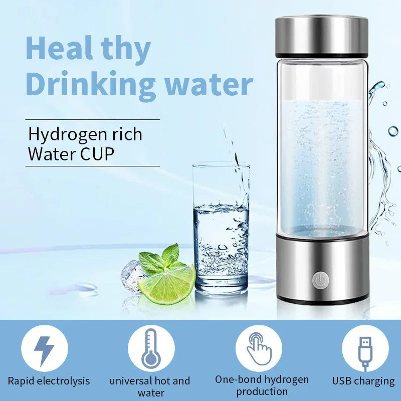 HydroPure Portable Hydrogen Water Bottle