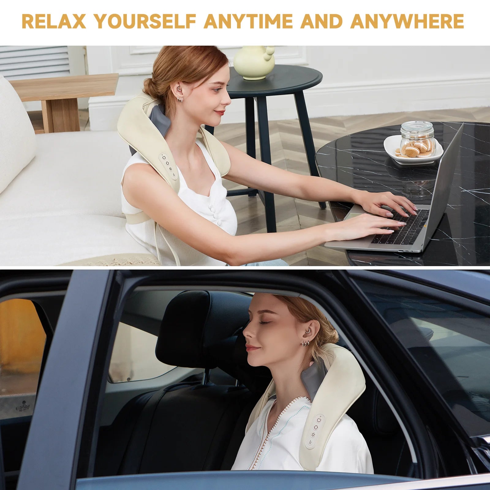 Mebak 4D Wireless Neck & Shoulder Massager