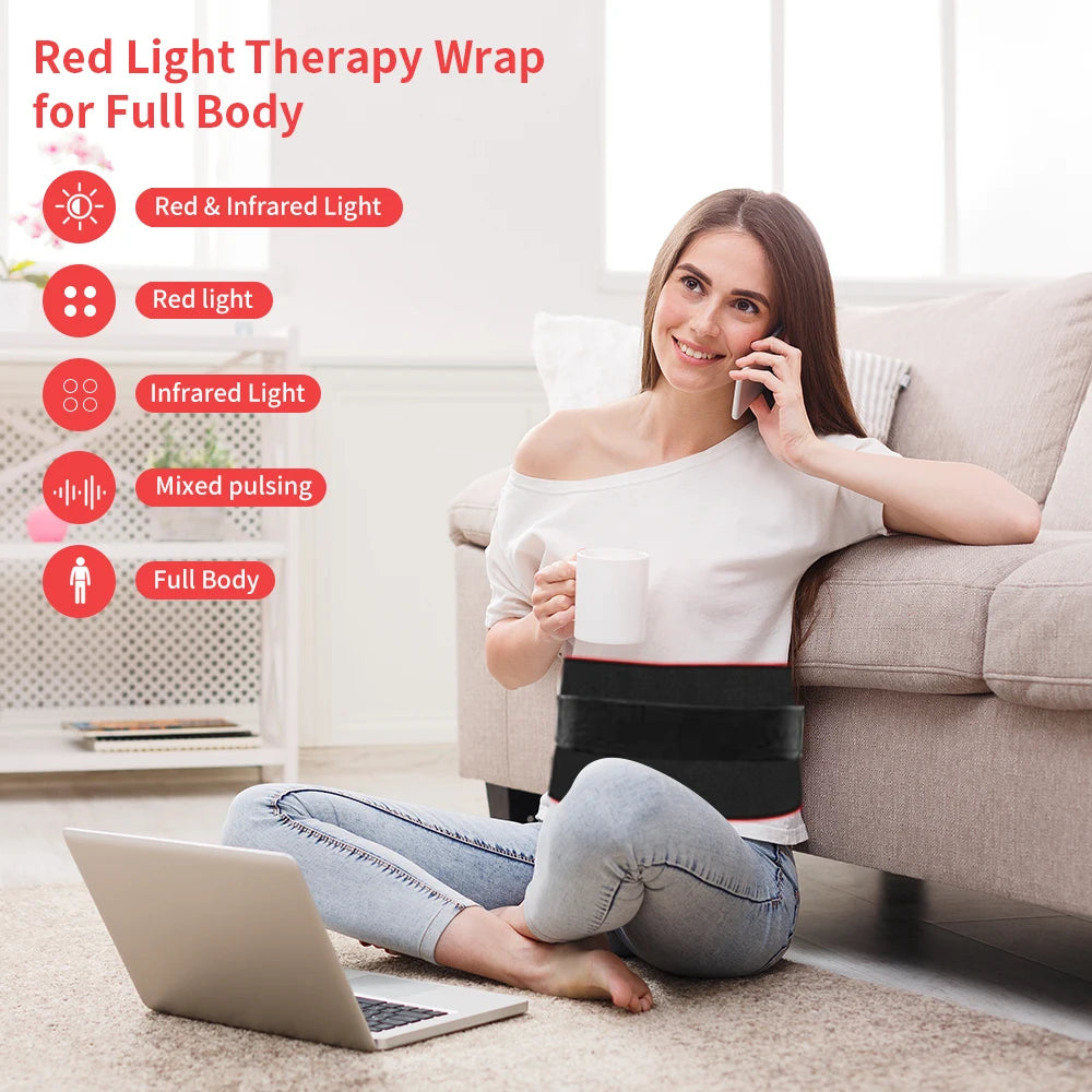 Red Light Therapy Pad 31"x11" for Body Pain Relief