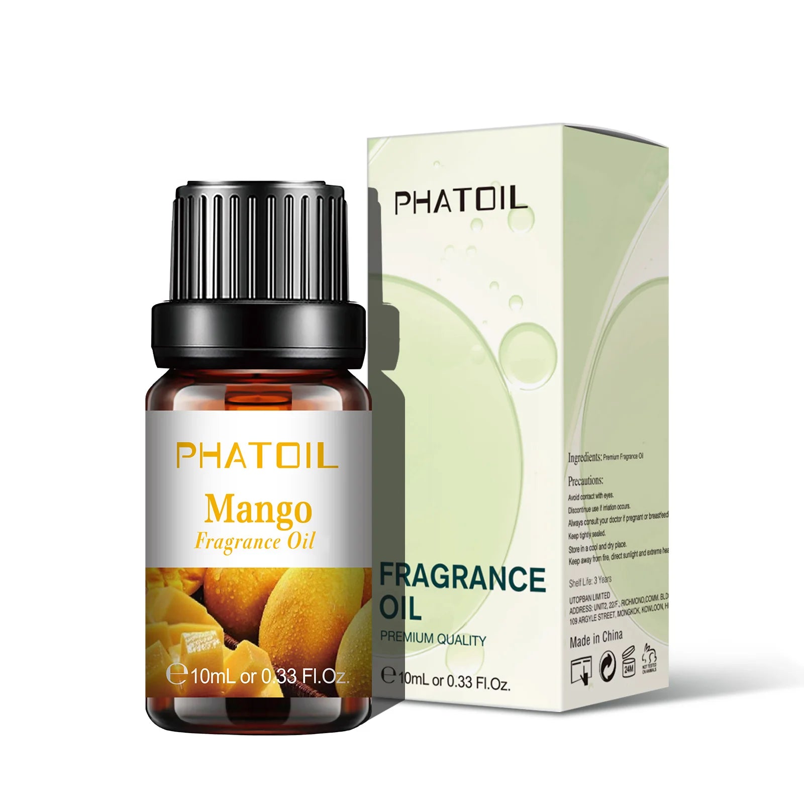 PHATOIL 10ml Fruit Fragrance Oil for Soap & Candle Making