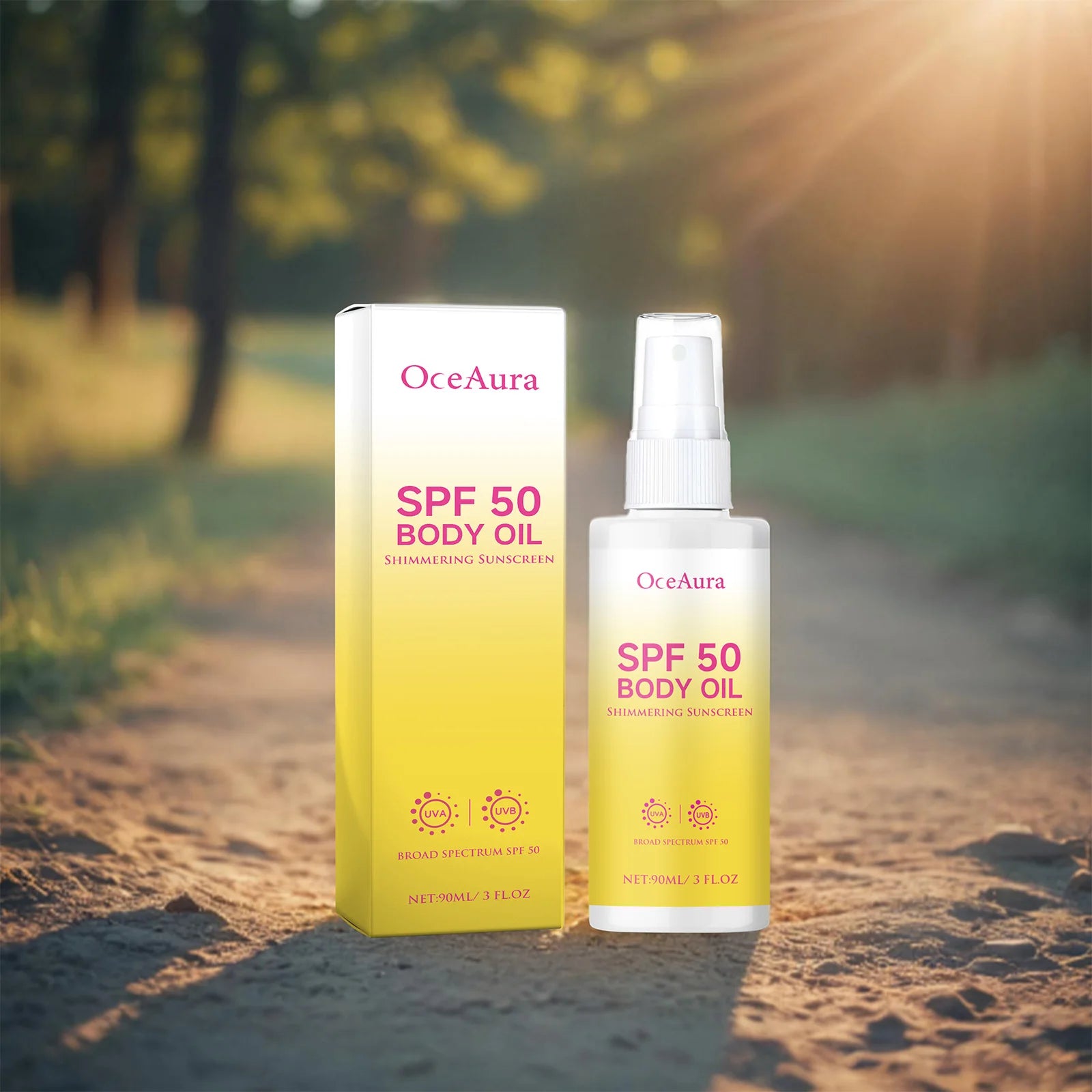 OceAura Matte Body Oil Sunscreen 90ml