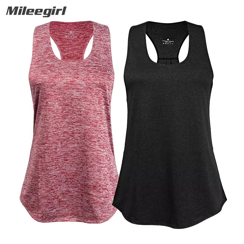 Mileegirl Women’s Quick-Dry Yoga Tank