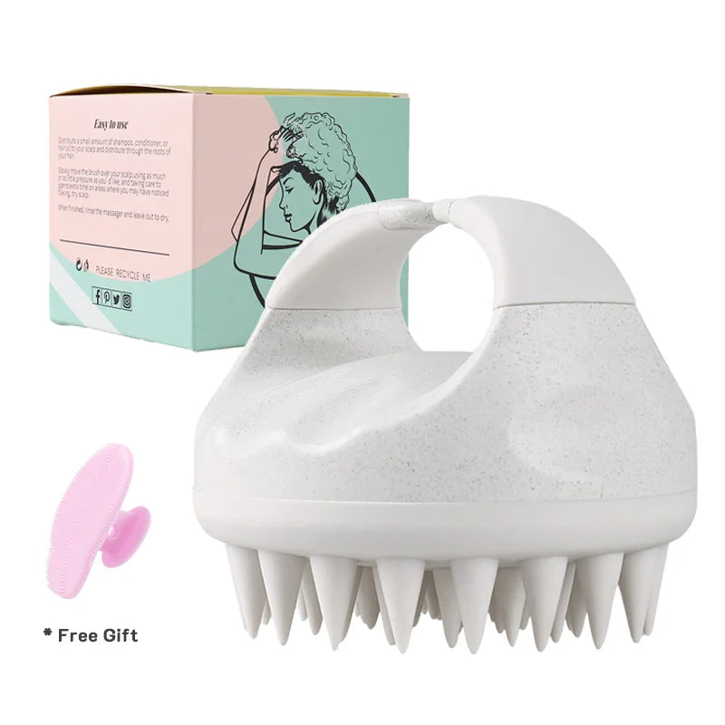 Biodegradable Silicone Scalp Massager Brush